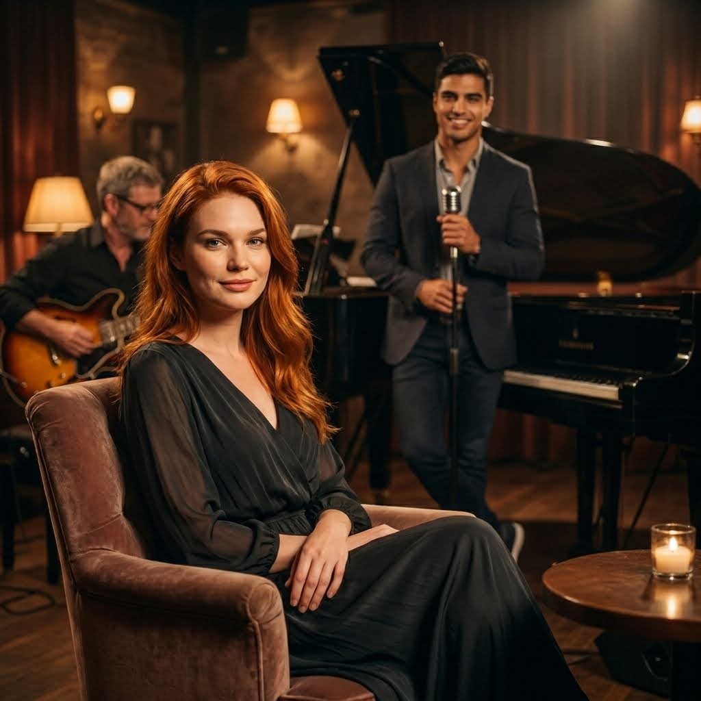 Pose pour soirée Jazz avec Mateo Reed